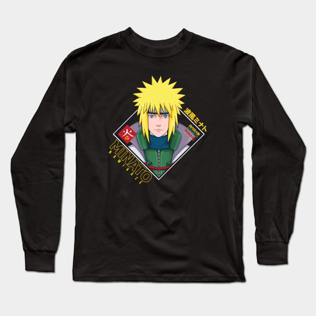 Minato Long Sleeve T-Shirt by TeeTowArt